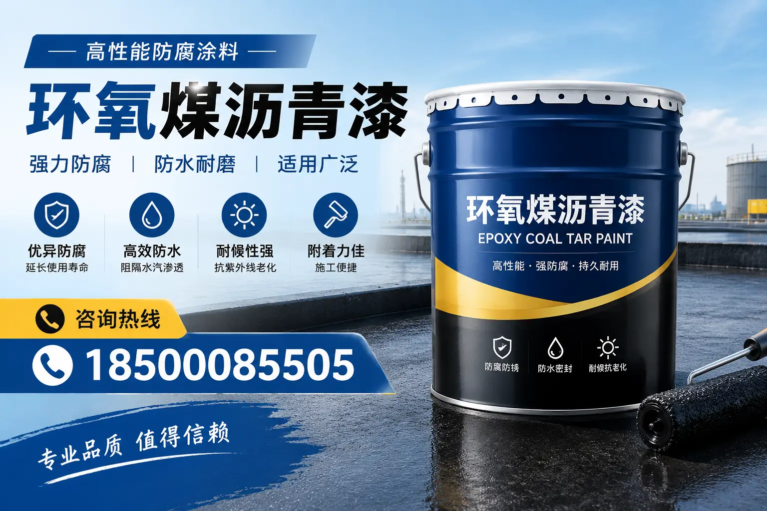 环氧煤沥青漆的主要成分与功能，日照用户深度了解